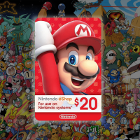 Voucher Layanan Nintendo eShop $20